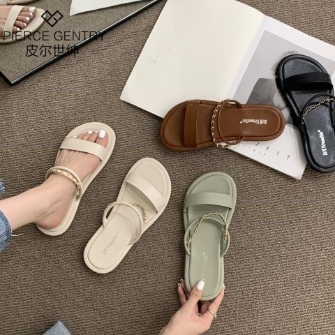 Dép Sandal Mùa Hè Đế Mềm Phong Cách Hàn Quốc Cho Nữ