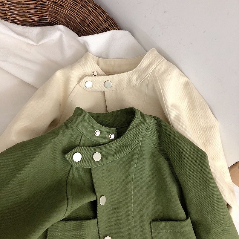 Áo Khoác Cotton Tay Cánh Dơi Phong Cách Hàn Quốc Nhật Bản Mới 2022 Cho Bé