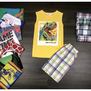 Nakids Bộ bé trai HM size đại chất cotton