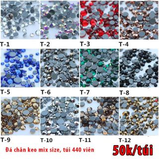 Đá chân keo mix size 440v nail