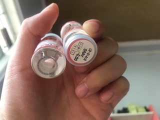 Lens Ruby hàn màu xám- hạn 1 năm sau mở nắp