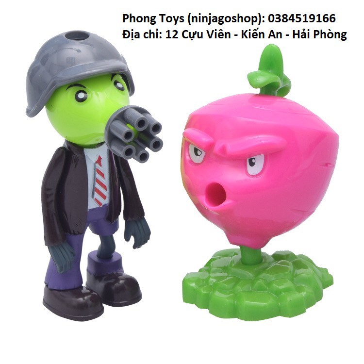 Đồ chơi hoa quả nổi giận Plants and Zombie phần 3: hoa 5 vòi