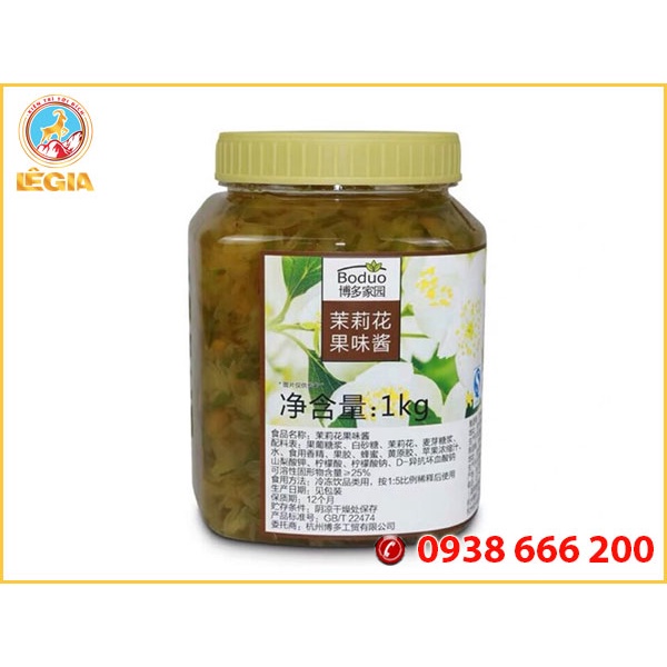 Mứt BODUO Hoa Nhài 1kg (JASMINE FLOWER JAM)