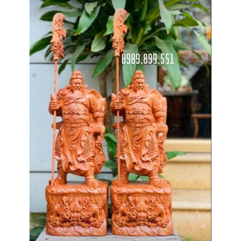 Tượng quan công quan vân trường gỗ hương