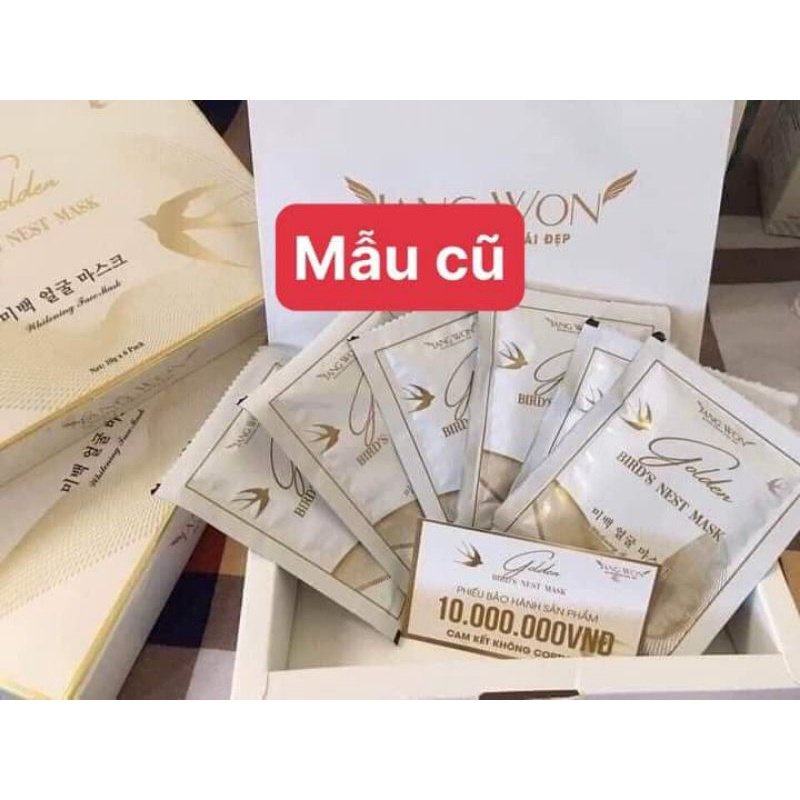 Mặt Nạ Cấy Trắng Tổ Yến Kim Cương JANG WON . Cấy Trắng Yến Jang Won