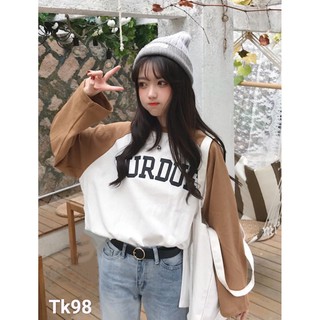 Áo thun nữ , áo thun tay dài purdue