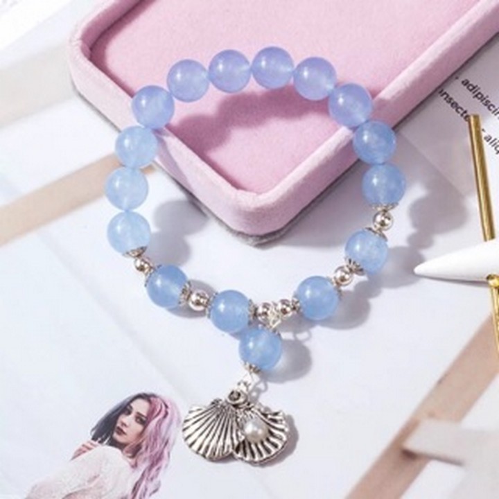 Vòng tay Dạ Thần Nhuận Ngọc Hương Mật Tựa khói sương Mỹ nhân lệ linh hỏa châu lắc tay cổ trang