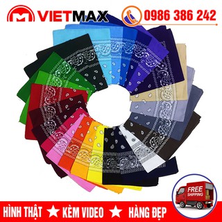 💎 [GIÁ SỐC] Khăn Turban Headband Bandana Họa Tiết Cổ Điển Đa Năng 55x55 cm