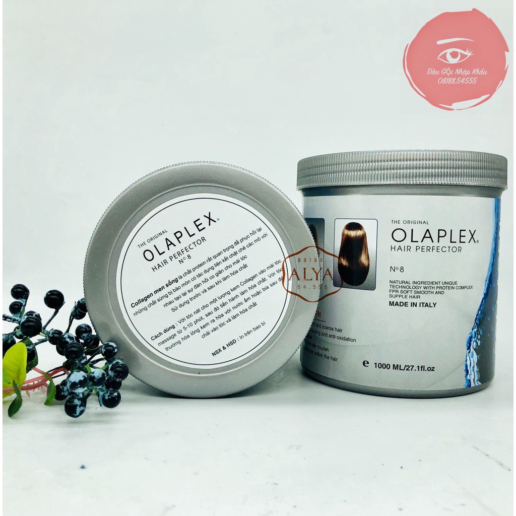 Kem Hấp, Ủ tóc mềm mượt olaplex Collagen 1000ml|Chuyên dùng cho salon .