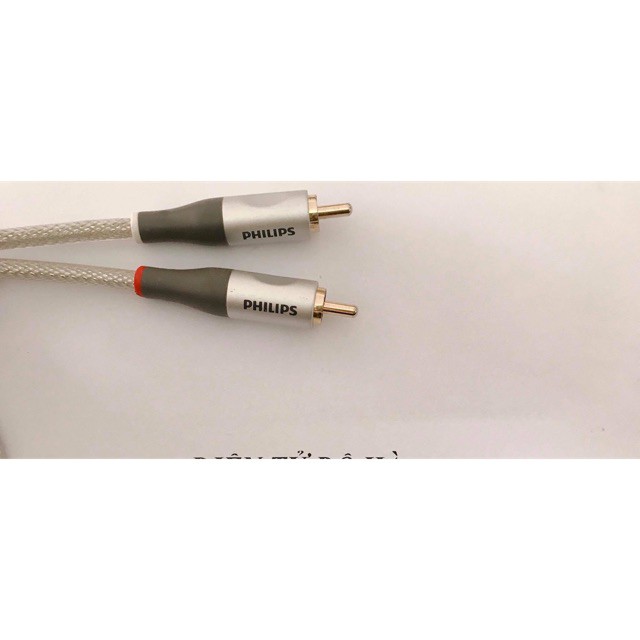 Dây loa 4 đầu bông sen ( Philips bãi) 1,8m