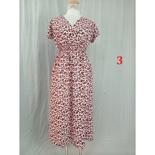 Maxi đắp chéo ngực sát nách, tay ngắn