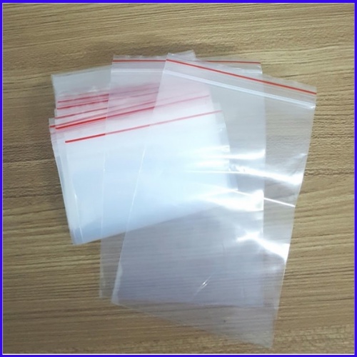 Set 100 gram Túi Zipper Chỉ Đỏ Đầy Đủ Các Size Hàng Loại 1