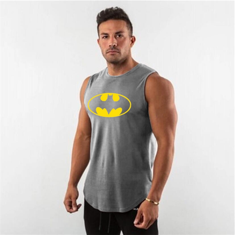New Summer Workout Gym Mesh Tank Top Men Fitness Casual Musculation Clothing Bodybuilding Sport Sleeveless Shirt Quick Dry Vest