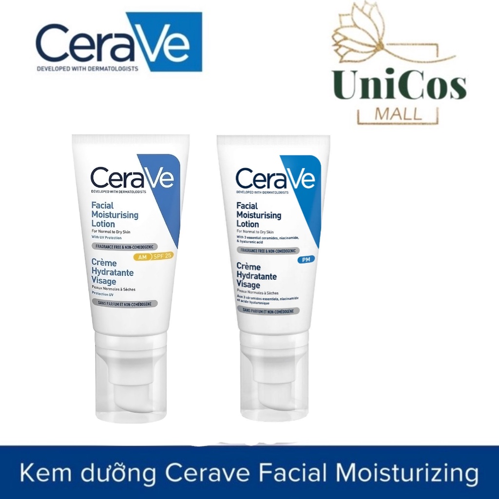 Sữa Dưỡng Ẩm CeraVe Dành Cho Da Mặt 52ml