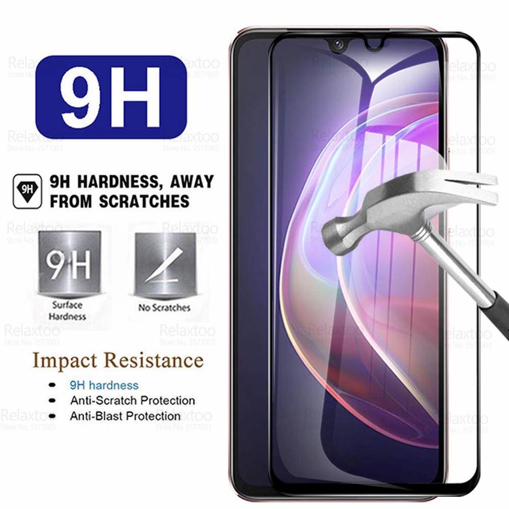 Ốp Điện Thoại Mặt Kính 9D Cho Vivo Y21 Y21S Y33S Y15S Y15A V21 V20 Pro V21E Y20 Y20S Y12S Y20i Y53S Y72 Y73S Y12 Y15 Y17 Y11 Y50 Y30 Y91 Y93 Y95 Y91C