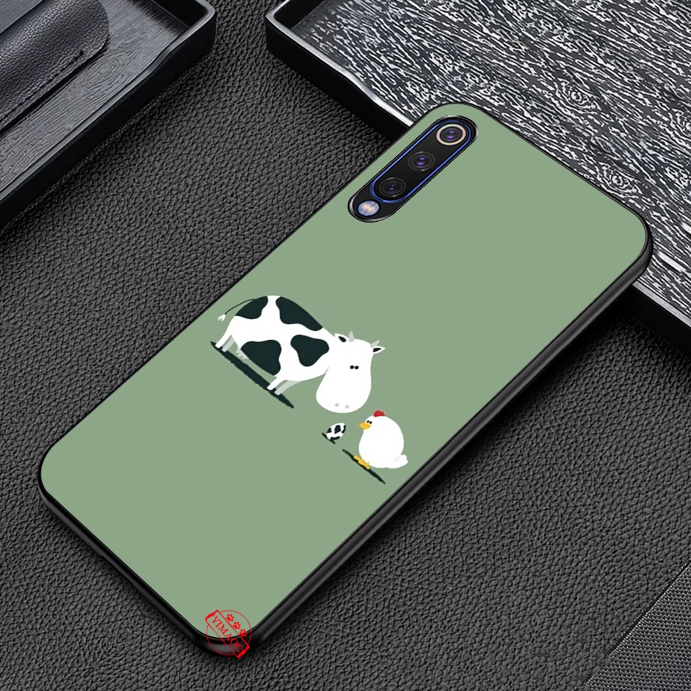 Ốp lưng hình con bò màu đen trắng cho Samsung Note 8 9 10 Plus A10S A20S A30S A40S A50S A70S | BigBuy360 - bigbuy360.vn