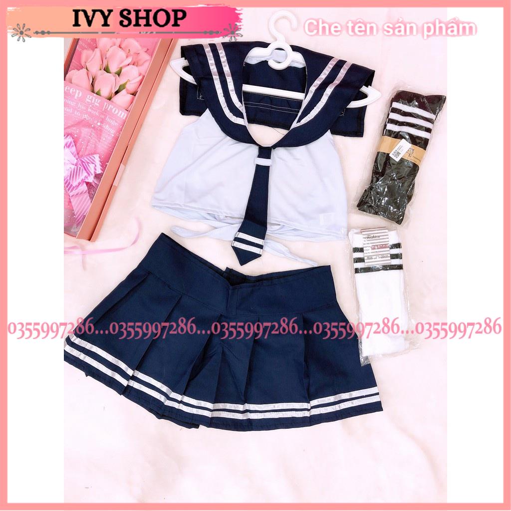 Bộ ngủ cosplay thủy thủ, nữ sinh KÈM TẤT ĐÙI (có ảnh thật) | BigBuy360 - bigbuy360.vn