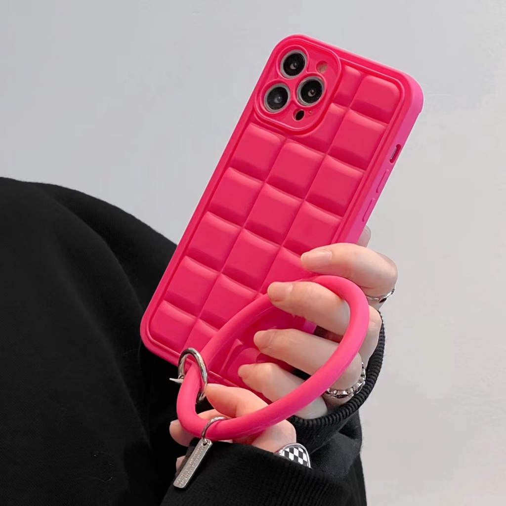 Ốp Điện Thoại tpu Dẻo Vuông Họa Tiết Hoa Hồng 3d Cho iphone 15 promax 14 pro max 14 plus 14 13 pro max 12 pro max 11 pro max xs max xr x