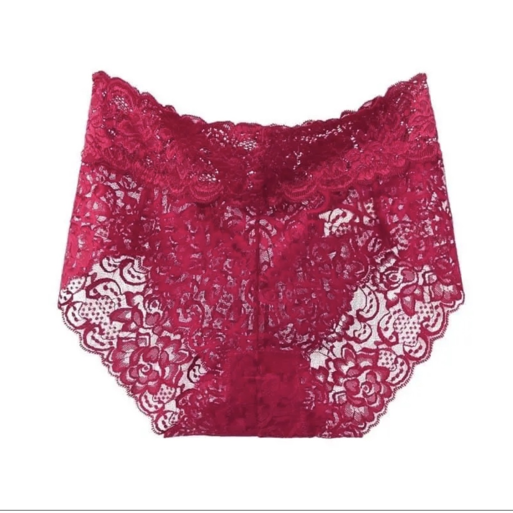 Combo 10 Quần Chip Nữ Cạp Cao Ren Hoa Sexy Quyến Rũ (Mẫu Ngẫu Nhiên)