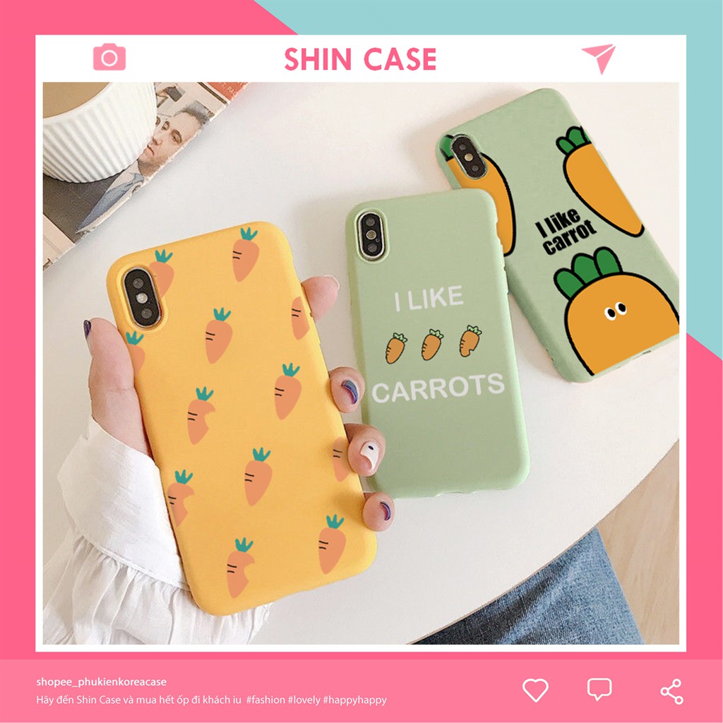 ỐP, Ốp lưng iphone I Like Carrots 5/5s/6/6plus/6s/6s plus/6/7/7plus/8/8plus/x/xs/xs max/11/11 pro/11 promax – Shin Case 