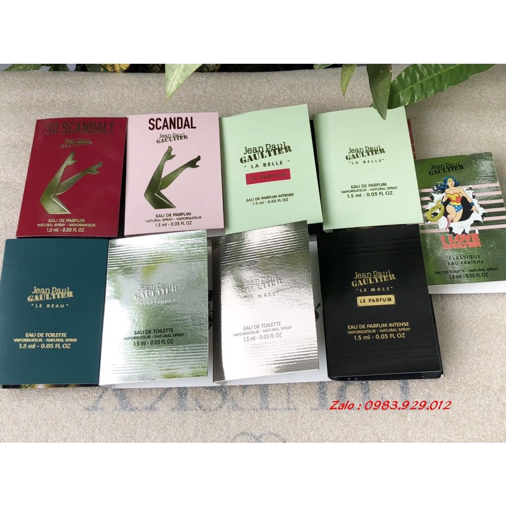 Tổng hợp Nước Hoa Jean Paul Gaultier