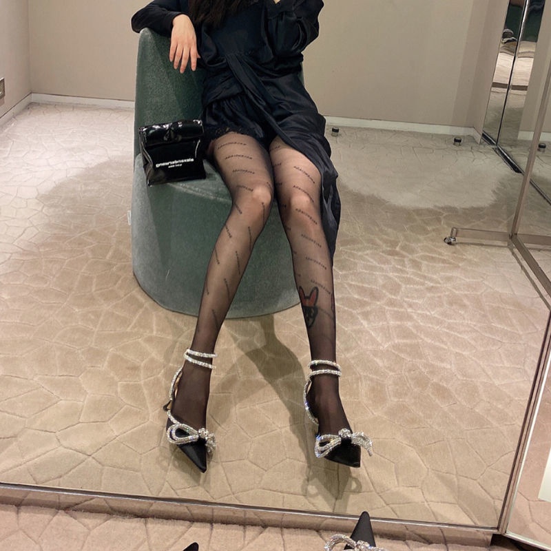 2023 Phong Cách Âu Mỹ Giày Cao Gót Mũi Nhọn Cài Khóa Hình