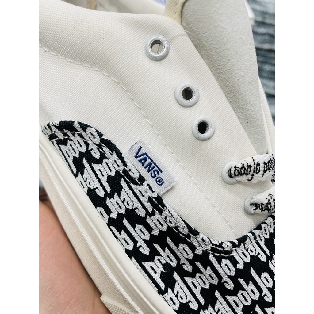 GIÀY 𝐕𝐀𝐍𝐒 FOG FEAR OF GOD LÓT GÓT DA - GIÀY 𝐕𝐀𝐍𝐒 DÂY CHỮ