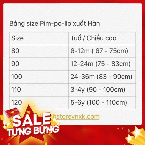 Quần nỉ da cá cho bé Pim-po-llo lé chữ dọc - HA0634