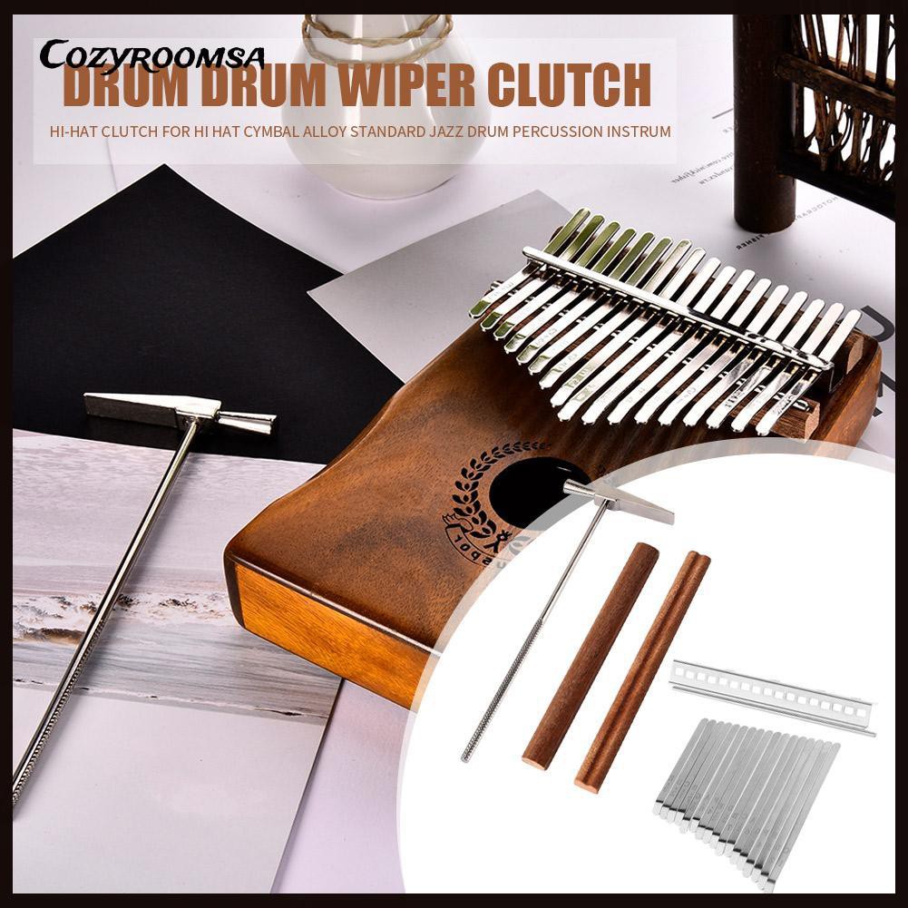 Bộ đàn kalimba 17 phím tự làm với búa chỉnh âm