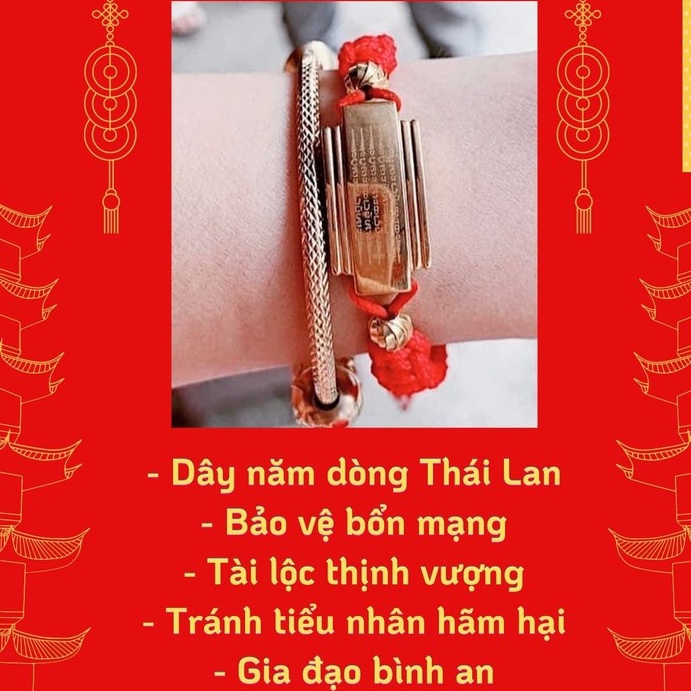 Dây 5 Dòng Chữ - VÒNG TAY 5 DÒNG KINH