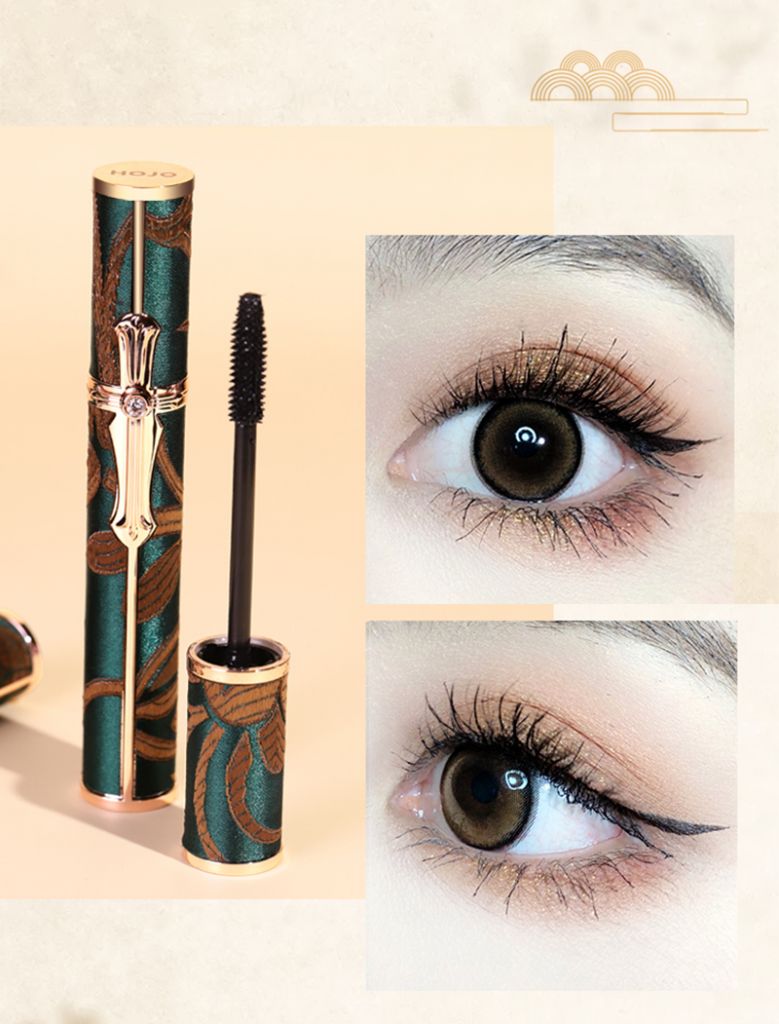 (hàng Mới Về) Mascara Uốn Cong Làm Dài Lông Mi Không Nhòe Kháng Nước Và Mồ Hôi Phong Cách Trung Hoa