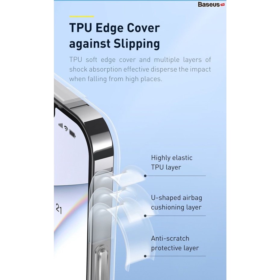 Ốp lưng kính cường lực nhám chống vân tay iPhone 13 Series Baseus Frosted Glass Protective Case