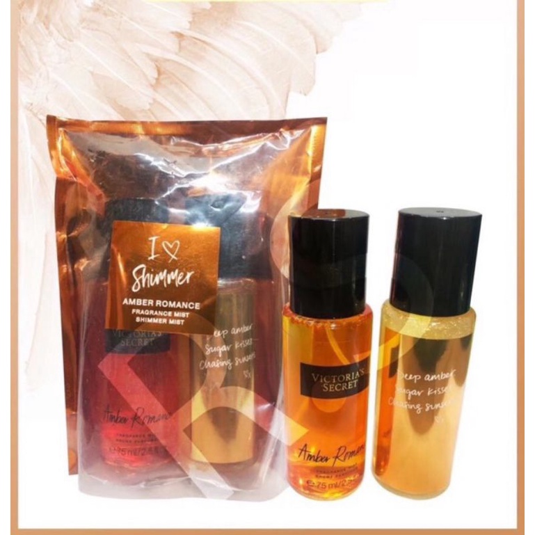 Xịt Victoria - Set 2 món xịt thơm toàn thân Mini Victoria Secret 75ml