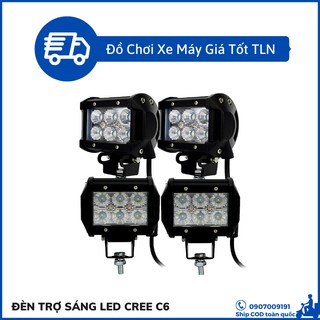 Đèn Led Trợ Sáng C6 18W - Ánh Sáng Trắng