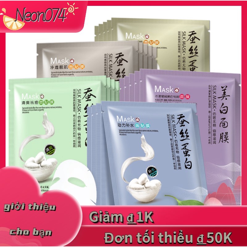 Neon074 Moisturizing Hydrating Facial Mask Skin Rejuvenation Nourishing for Care (30g) Mặt nạ