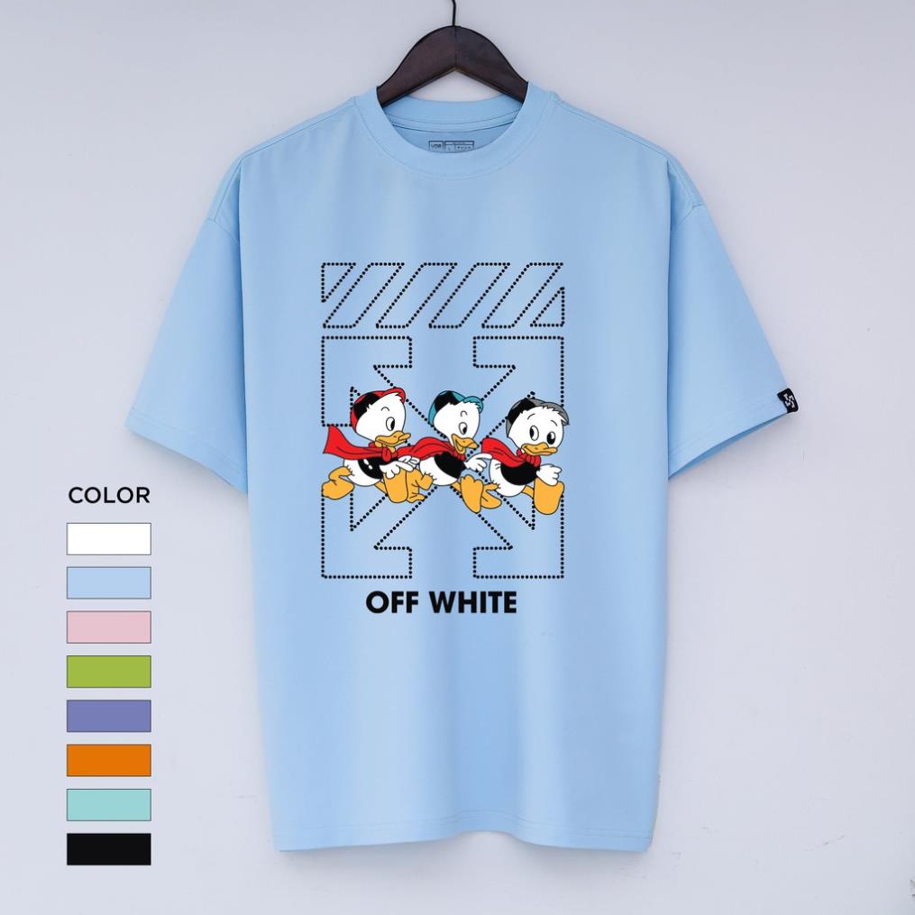 áo thun nam nữ OFF WHITE-áo thun UNISEX, cotton oversize ( V85)