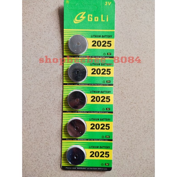 set 5 viên pin khuy pin cúc áo cr2032_ 2025_2016( 2 V)