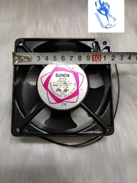 Quạt Tản Nhiệt SUNON máy hàn - quạt thông gió 220v kích thước 12 x 12 cm (chuẩn hãng)