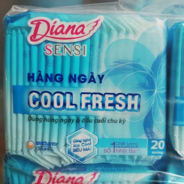 Băng vệ sinh hằng ngày Cool fresh 20 miếng mất lạnh