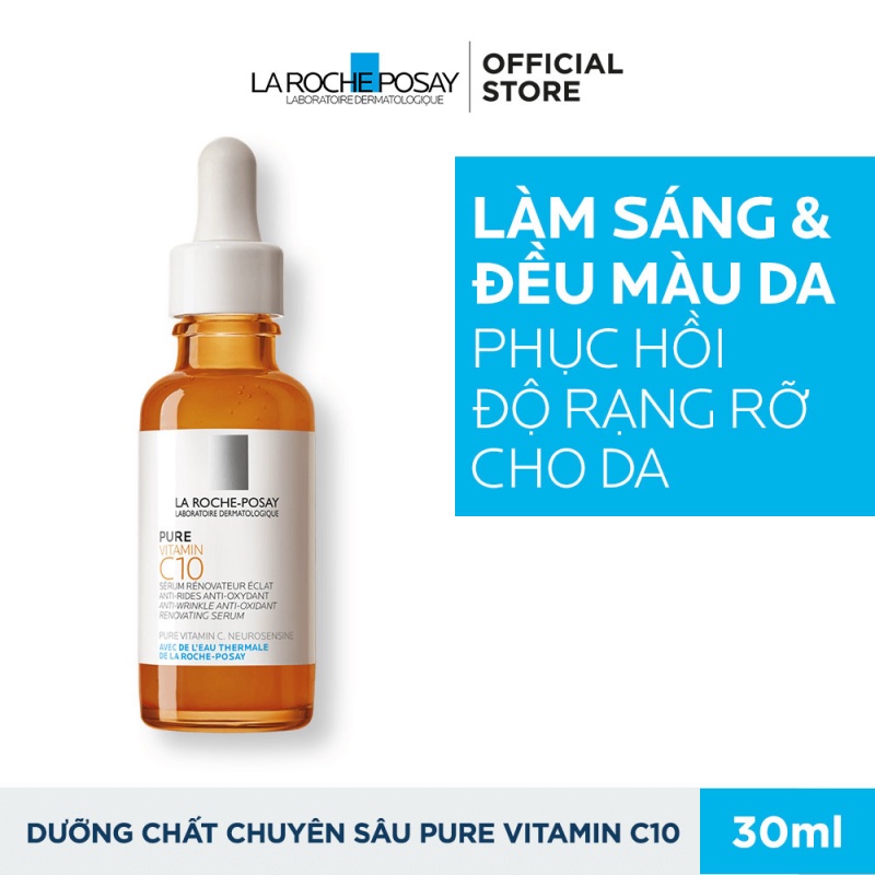 Dưỡng chất cải thiện làm sáng da La Roche Posay Pure Vitamin C10 30ml