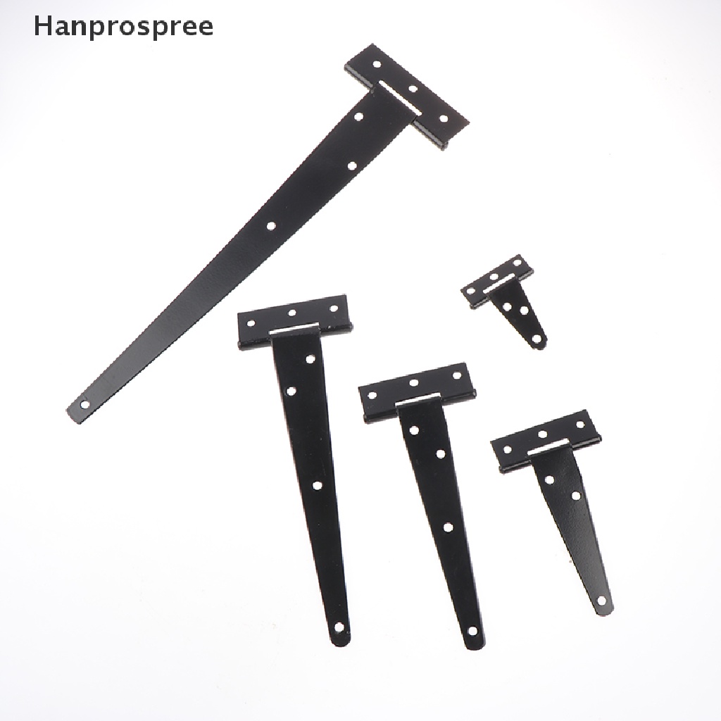 Hanprospree &gt; Bản Lề Cửa Tủ Cứng Hình Chữ T Sơn Đen