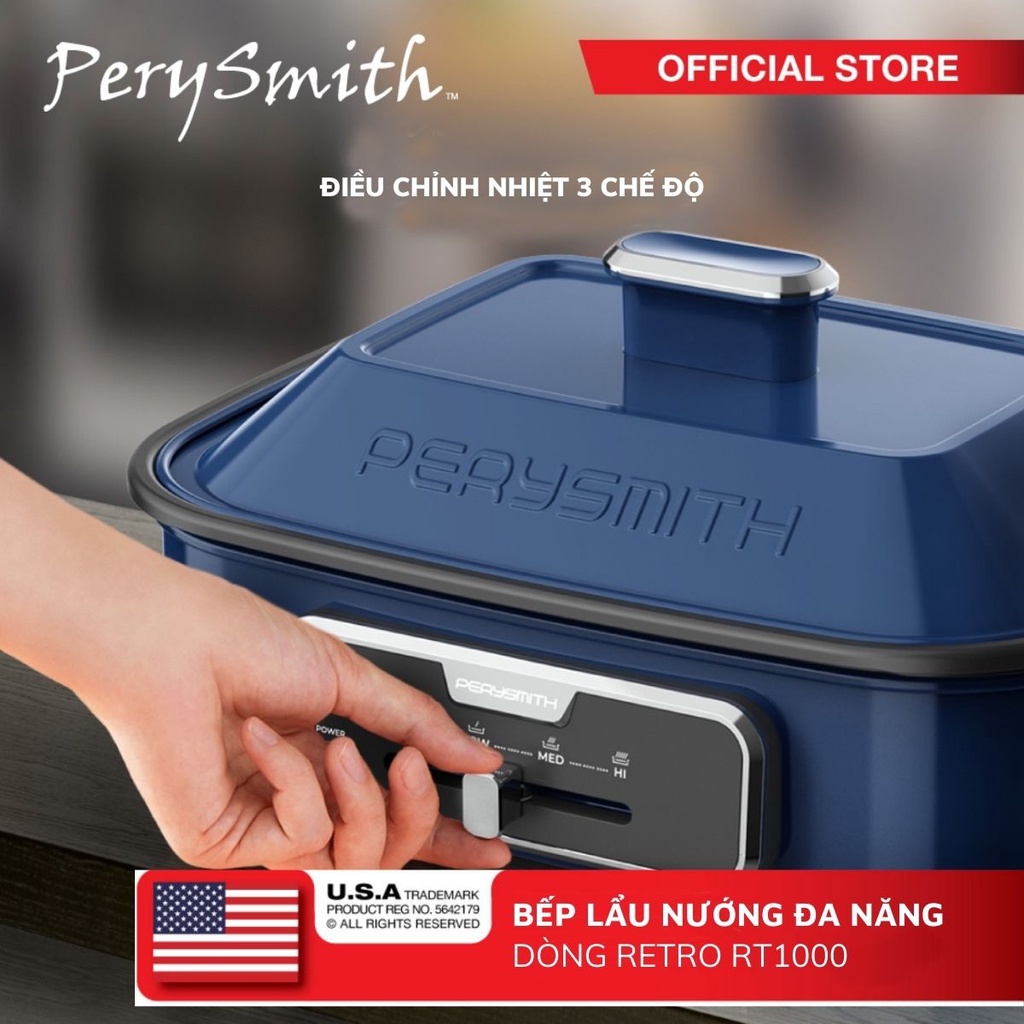 Bếp lẩu nướng Perysmith đa năng RT1000