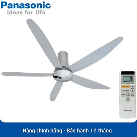 Quạt Trần Panasonic 5 cánh F‑60TAN (ti:30cm)