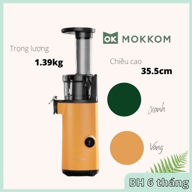 MÁY ÉP CHẬM HOA QUẢ MOKKOM [BẢO HÀNH 6 THÁNG]