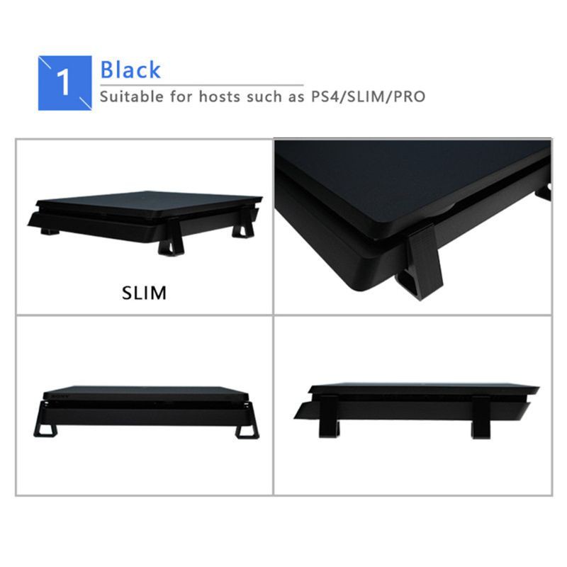 Set 4 Giá Đỡ Đứng Tản Nhiệt Cho Máy Chơi Game S-Ony Playstation4 Ps4 Slim Pro