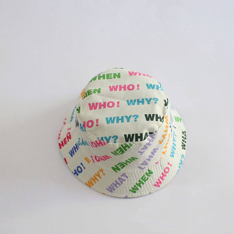 Nón Vành Tròn Chống Nắng Thêu Chữ Cái Dễ Thương Cho Bé