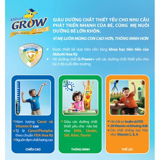 Sữa bột Abbott Grow Gold 3,6+ 900g