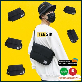 Túi đeo chéo TEE SIK phong cách Unisex nam & nữ | Túi đeo nam nữ dạng Hộp Thư - Messenger | 6 ngăn siêu tiện dụng | TS11