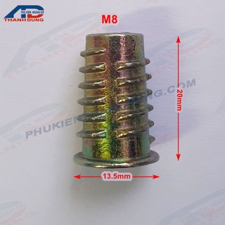 Ốc Cấy Có Vành  M8x20