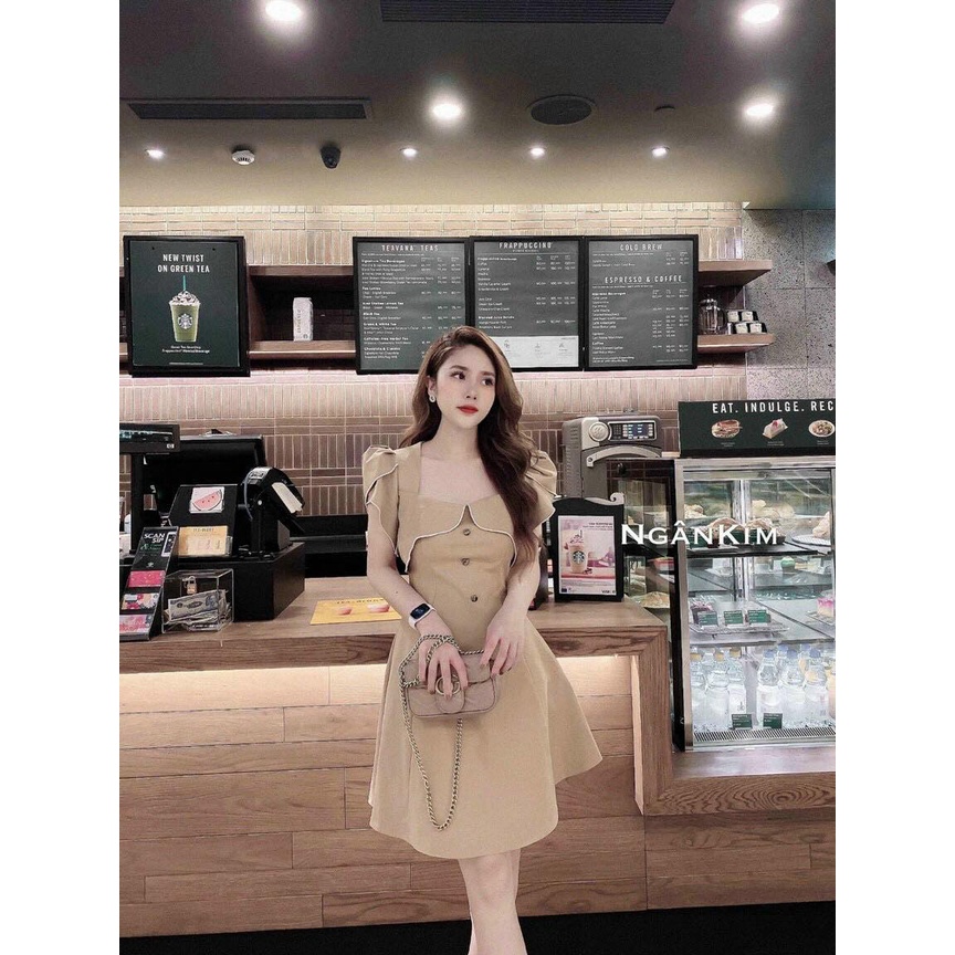 ĐẦM XÒE DỰ TIỆC SANG TRỌNG PHỐI NÚT SIÊU DỄ THƯƠNG